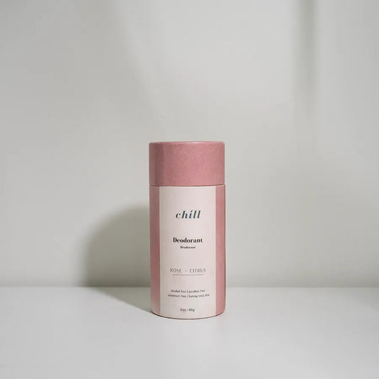 Zero Waste Deodorant Tube - Rose & Citrus