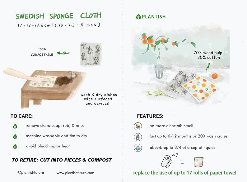 Summer Feels - Swedish Sponge Cloth Set