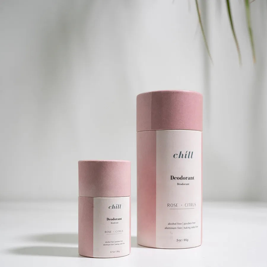 Zero Waste Deodorant Tube - Rose & Citrus