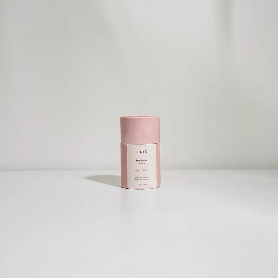 Zero Waste Deodorant Tube - Rose & Citrus