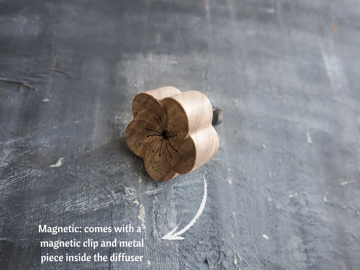 Wooden Essential Oil Diffuser for Car
